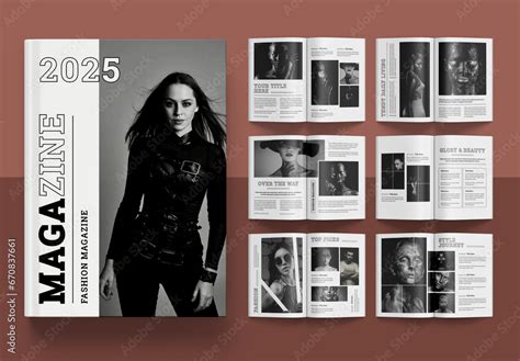 Fashion Magazine Template Stock Template | Adobe Stock