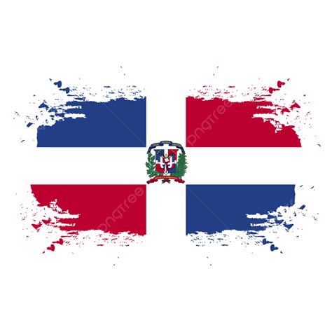 Bandera De Dominicana Clipart De Trazo De Pincel Png Cepillo De La | Porn Sex Picture