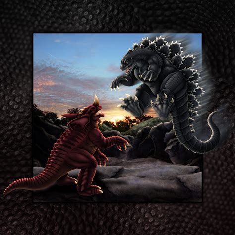 Godzilla vs. Baragon by DragonosX on DeviantArt