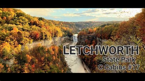 Letchworth State Park C Cabins campground - YouTube