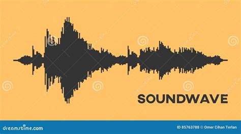 Soundwave Diagram stock vector. Illustration of music - 85763788