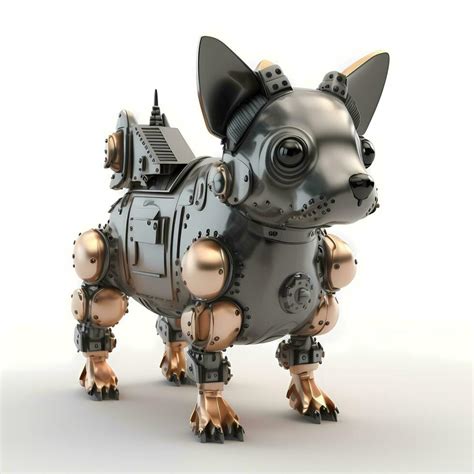 dog security robot design 24601770 Stock Photo at Vecteezy