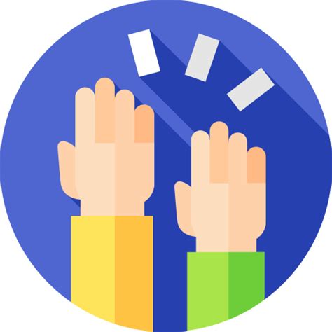 Raise hand - Free hands and gestures icons