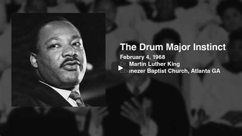 Martin Luther King's Sermon: The Drum Major Instinct (Full Sermon)