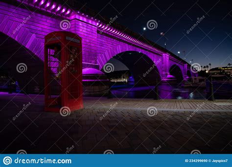 London Bridge in Lake Havasu City, Arizona Stock Photo - Image of havasu, night: 234299690