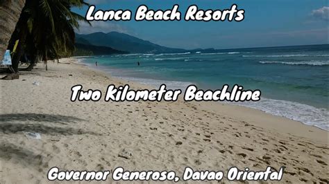 Lanca Beach Resorts | Governor Generoso Davao Oriental - YouTube