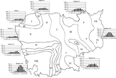 Rainfall pattern in Cambodia (MoE, 2010). | Download Scientific Diagram