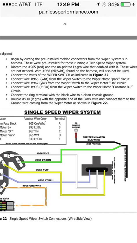 Wiper Motor Wiring Diagram Ford - Wiring Diagram