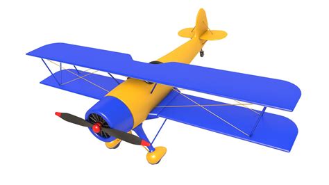 Biplane 3D Model - TurboSquid 2006116