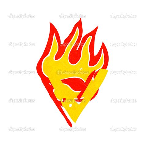 Cartoon flaming letter Stock Vector Image by ©lineartestpilot #48210155