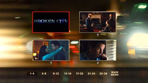 Broken City (2013) - DVD Movie Menus