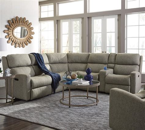 Flexsteel Catalina Six Piece Power Reclining Sectional Sofa with Power ...