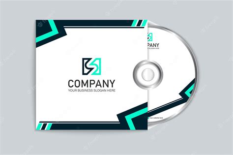 Premium Vector | Creative CD cover and label design template vector