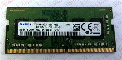 4GB DDR4 Notebook RAM PC4-2400T Samsung 2400 Mh.. (407619019) ᐈ Köp på Tradera