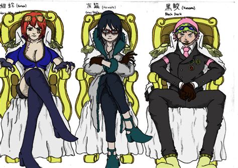 [One Piece Fanart] Future Marine Three Admirals by AYPFanartMover on ...