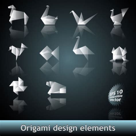 variety of origami paper animals | download Free Animal Vectors