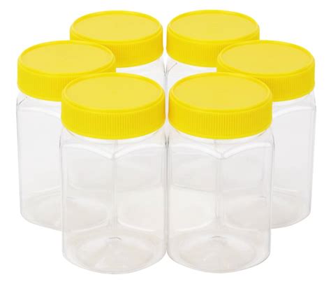 Honey Container Jars - Hex 350ml - Food Grade | Bulk Buy | Australian Made