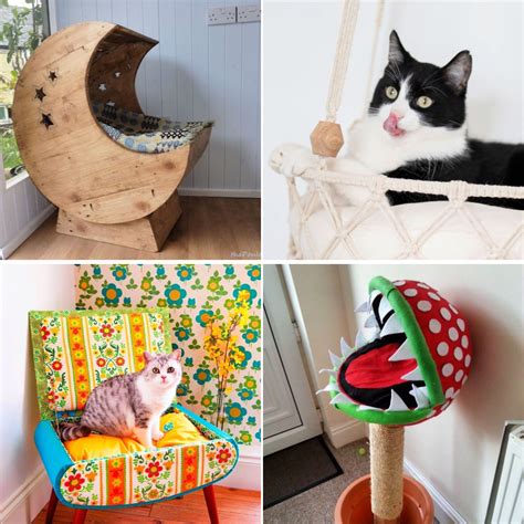 30 Unique DIY Cat Bed Ideas That Anyone Can Make - Blitsy