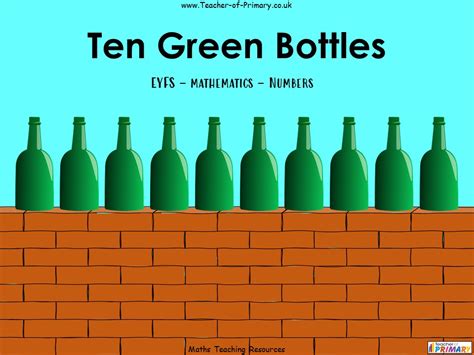 Ten Green Bottles - EYFS | Teaching Resources