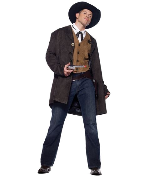 Cowboy Gunslinger Adult Costume - Men Cowboy Costumes