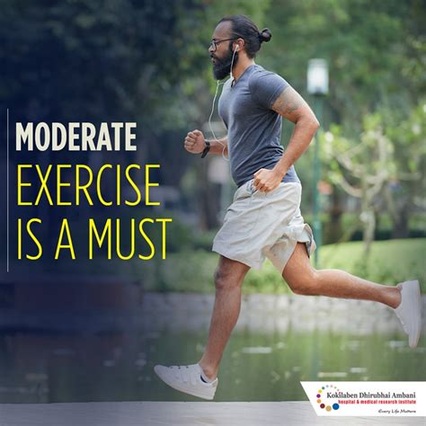 Moderate exercise is a must - Health Tips from Kokilaben Hospital