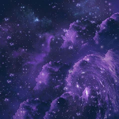 Night Sky With Purple Milky Way Galaxy, Sky, Galaxy, Purple PNG Transparent Clipart Image and ...