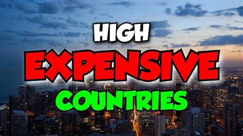 10 Most Expensive Countries to Live In - YouTube