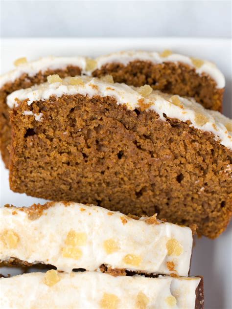 Spiced Pumpkin Gingerbread with Maple-Vanilla Icing