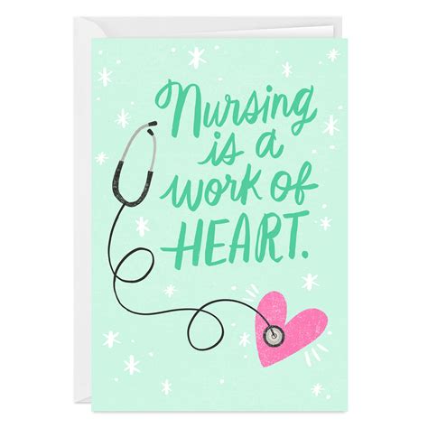 Work of Heart Folded Thank-You Photo Card for Nurse - Greeting Cards ...