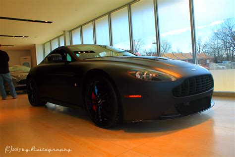 For Sale: Satin Black Aston Martin V12 Vantage