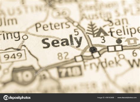 Sealy Texas Usa Map Stock Photo by ©aliceinwonderland2020 456163688