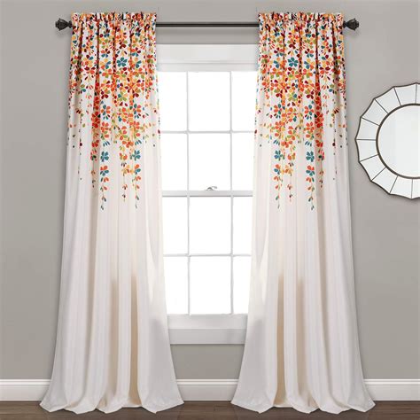 Best Red Flower Curtains For Living Room - Home Easy