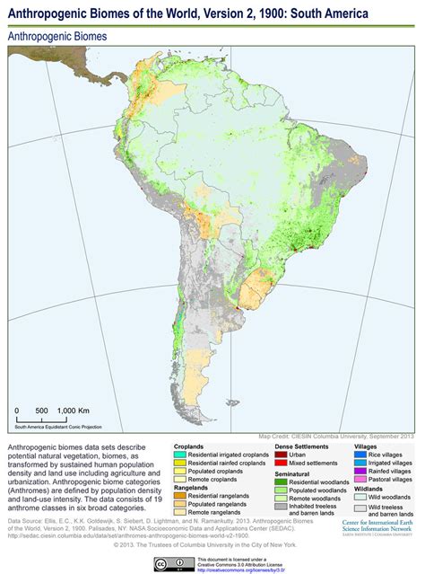 Anthropogenic Biomes of the World, Version 2, 1900: South … | Flickr