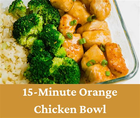 Easy Healthy Orange Chicken Bowl | Twin Oaks Health