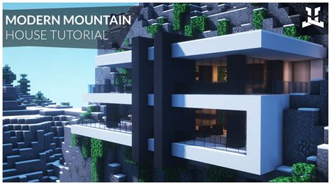 Modern Minecraft House Mountain