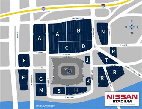 NissanStadiumParkingMap - Stadium Parking Guides