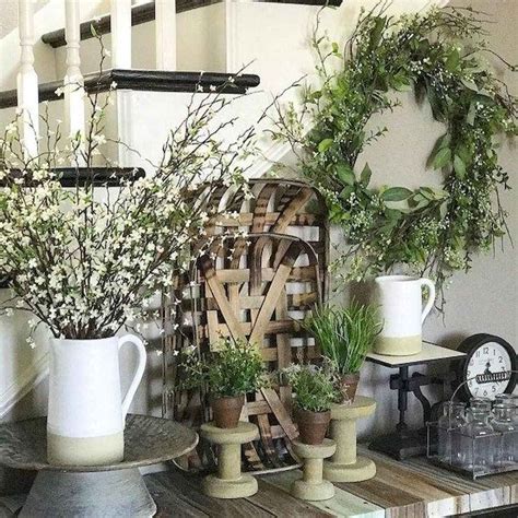 34 Perfect Farmhouse Spring Decor Ideas - MAGZHOUSE