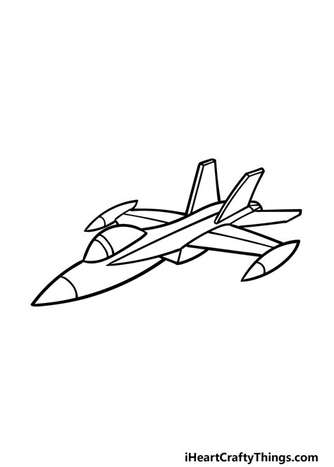 How to Draw a Jet - Read Offard