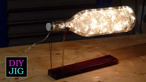 Antigravitation Bottle Lamp - Tensegrity Lamp - DIY JIG - YouTube