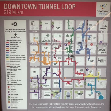 Houston Tunnel Map