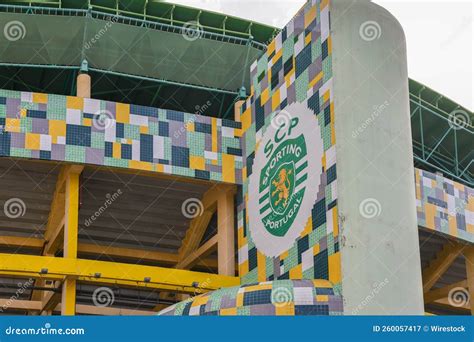 Sporting Clube De Portugal Logo on the Jose Alvalade Stadium Building ...