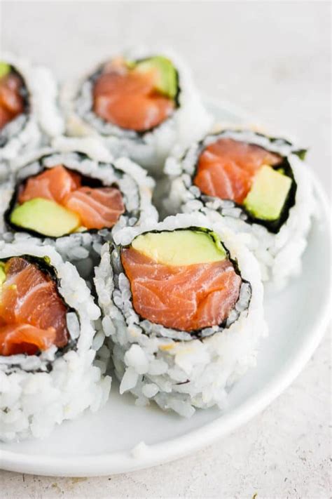 Spicy Salmon Roll - The Wooden Skillet