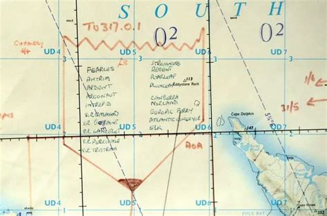 This fascinating Falklands war map was hidden inside a Merthyr sailor's kit bag for 20 years ...