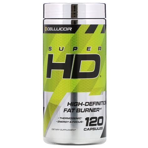 Cellucor, Super HD, High-Definition Fat Burner, 120 Capsules - iHerb