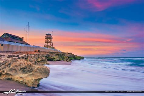 House of Refuge Northern Sky Colors Atlantic Ocean Stuart Florida | HDR Photography by Captain Kimo