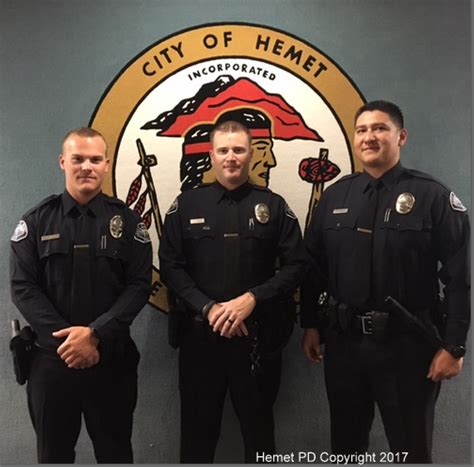 HPD Officers Receive Awards For... - Hemet Police Department