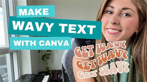 CANVA HACKS: How to Make The Wavy Retro Font Design In Canva! - YouTube