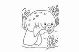 Manatee Coloring Page Sketch sketch template
