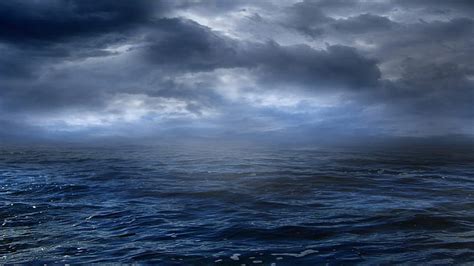 Beautiful And Scary, frightening, bonito, cloud, sea, HD wallpaper | Peakpx