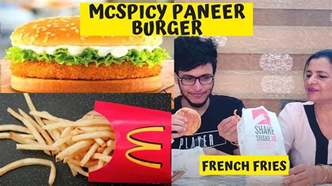 Mcspicy Paneer Burger Price In India - Ininja Thoughts